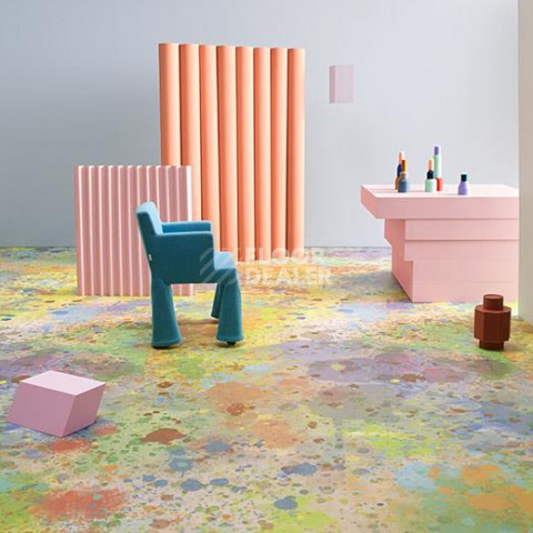 Forbo Sarlon Colour 15dB 9100T4315 multi color splash фото 3 | FLOORDEALER